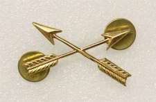 First Special Service Force - Army Officer's Collar Pin: WWII original, Meyer