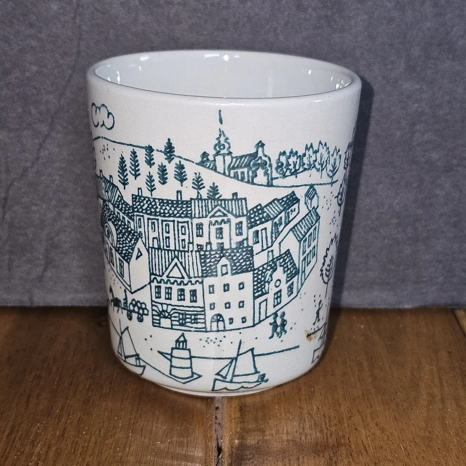 Vintage Bjorn Wiinblad Nymolle Art Faience Plate & Cup Set 2 Pieces 4006 Denmark - Image 3 of 4