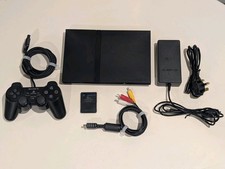 Sony PlayStation 2 PS2 Slim + Dual Shock Controller + Memory Card + Zubehör