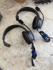 2x Eartec Max 4G Single Headset with Dual 3.5-2.5mm Connectors