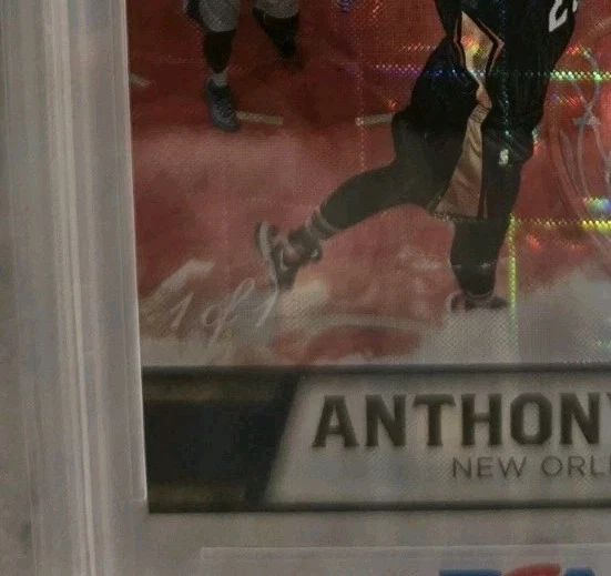 Anthony Davis 1/1!!! 2016 Father Day Hyperplaid PSA 9 - Image 4 of 4