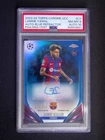 19/150 JSY# 1/1 2023-24 Topps Chrome UEFA Lamine Yamal RC Auto Blue PSA 8/10