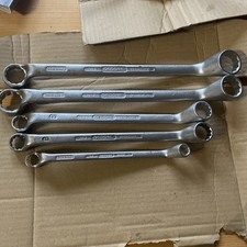 GEDORE  x5large Ring Spanners- Chrome Vanadium, made in Germany whitworth +mm