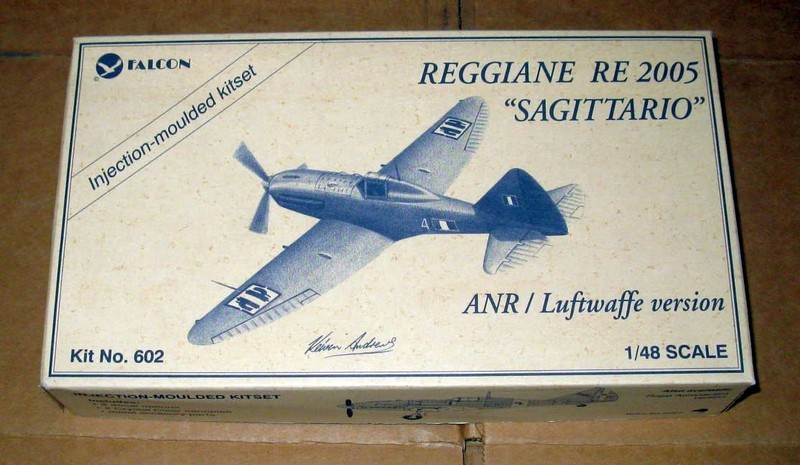 Falcon 1:48 Reggiane Re2005 'Sagittario' ANR/Luftwaffe Version Detailed OOP 602