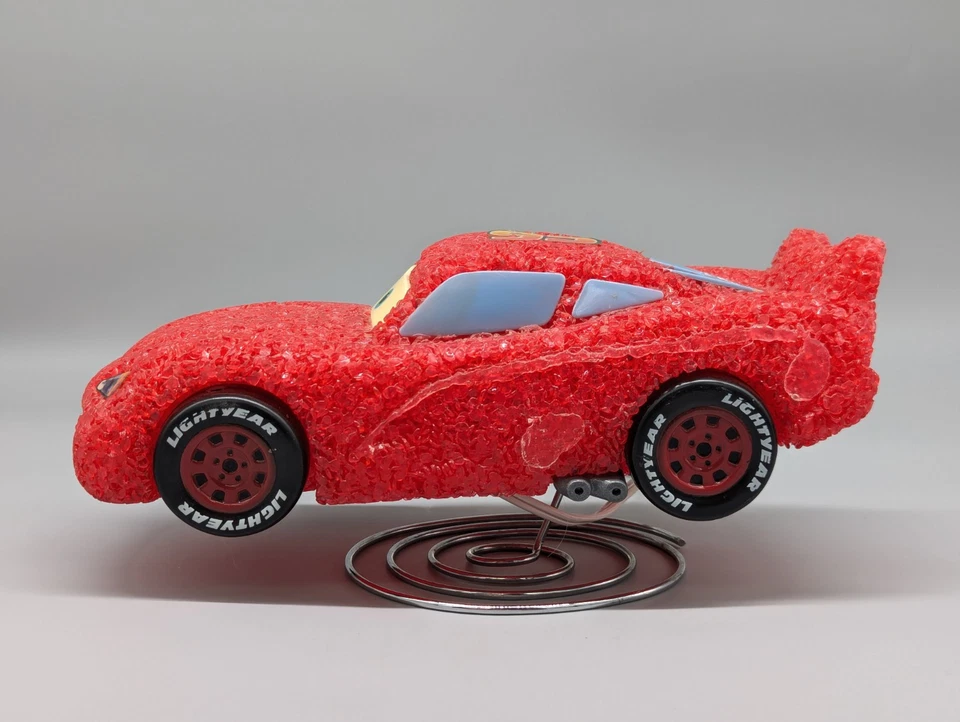Disney Pixar Cars Lightning McQueen Night Light Table Lamp Sponge Plastic Works - Image 4 of 4