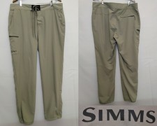 Simms Pants Men's 38 Beige Lightweight Hiking Fishing Outdoor Z5221