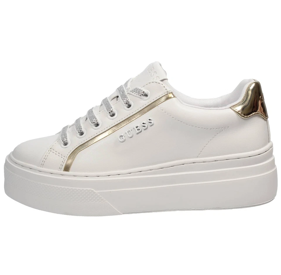 Guess Ameria - Sneakers Platform Bianco - Donna Scarpe Sneakers Sporty Chic - Immagine 3 di 3