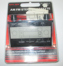 Vtg Auto Tech Am Fm Stereo Cassette In-dash Player 21-7023-1 S-5000 Nos C67 Vtg Auto Tech Am Fm Stereo Cassette In-dash Player 21-7023-1 S-5000 Nos C67
