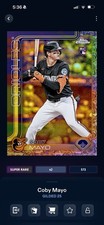 2025 Topps Bunt DIGITAL Gilded Coby Mayo