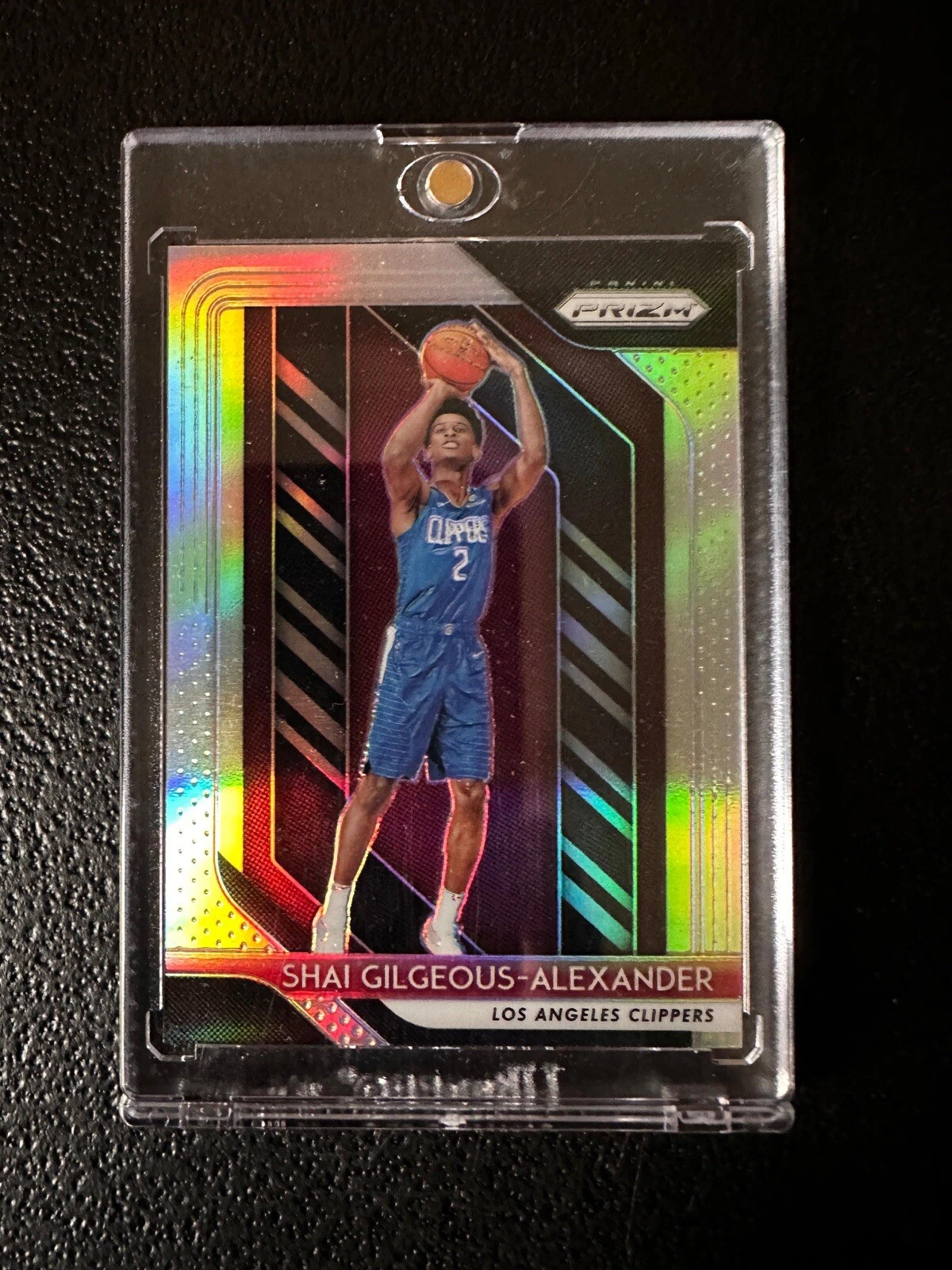 2018-19 Panini Prizm Silver Shai-Gilgeous-Alexander #184 Rookie RC Thunder
