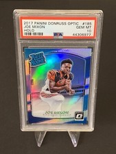 2017 Donruss Optic Holo #185 - Joe Mixon - Rated Rookie RC * PSA 10 * GEM MINT
