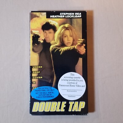 Double Tap VHS Video Screener Demo Promo Heather Locklear Melrose Place 97 Movie