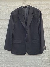New Banana Republic Modern Classic Plain Weave Suit Jacket Black Size 44