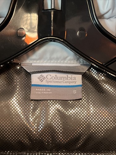 Columbia White Out Vest Mens Small Gray Puffer Insulated Omni-Heat New Tags - Picture 2 of 16