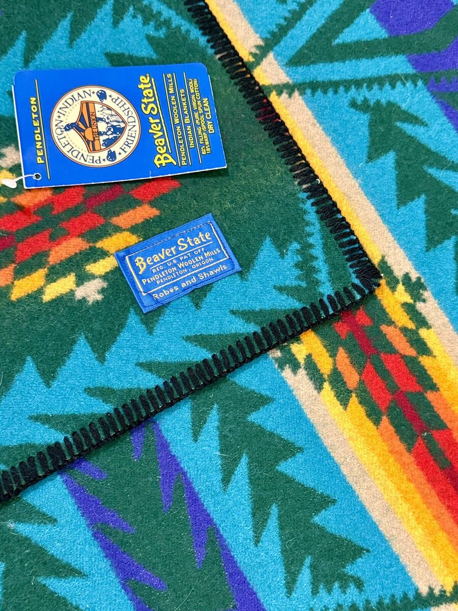 NWT NEW Pendleton Beaver State Indian Saddle Blanket Wool 66 NWT NEW Pendleton Beaver State Indian Saddle Blanket Wool 66
