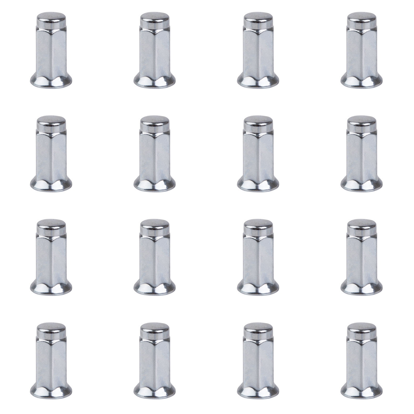 (16 Pack) Tusk Flat Base Lug Nut   For Kymco MXU 500i 2010-2014