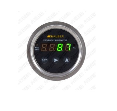 DIGITAL EGT THERMOMETER PYROMETER (ROUND), GREEN LED, W/ PROBE-NPT