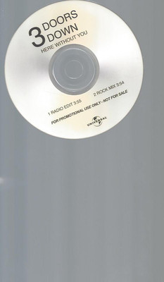 CD--PROMO--3DOORS DOWN--HERE WITHOUT YOU