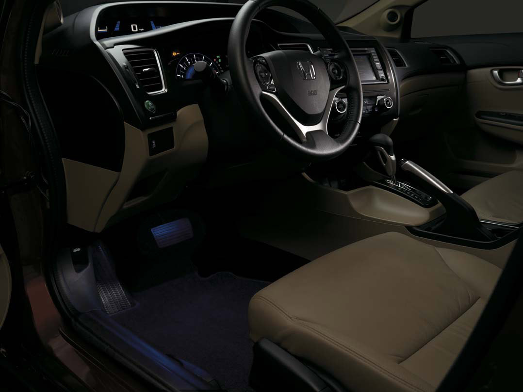 Genuine OEM Honda Civic Blue LED Interior Illumination Kit 2013 (08E10