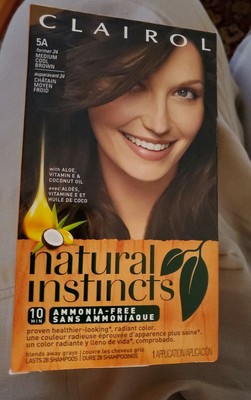 Clairol Natural Instincts 5 A Former 24 Medium Cool Brown ...