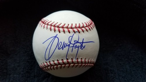 DENNIS HAYSBERT FIRMATO OMLB BASEBALL "CERRANO" DRIVER SICURO RISPARMIA 40%! ULTRA RARA! - Foto 2 di 3
