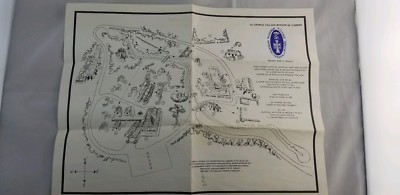 Vintage St. George Village Botanical Garden Of St. Croix Map/Guide 
