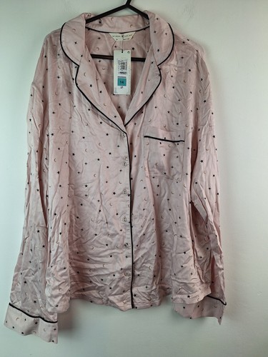 Marks Spencer Ladies Soft Pink Size 14 Pyjama Set Top Trousers New - Picture 2 of 14