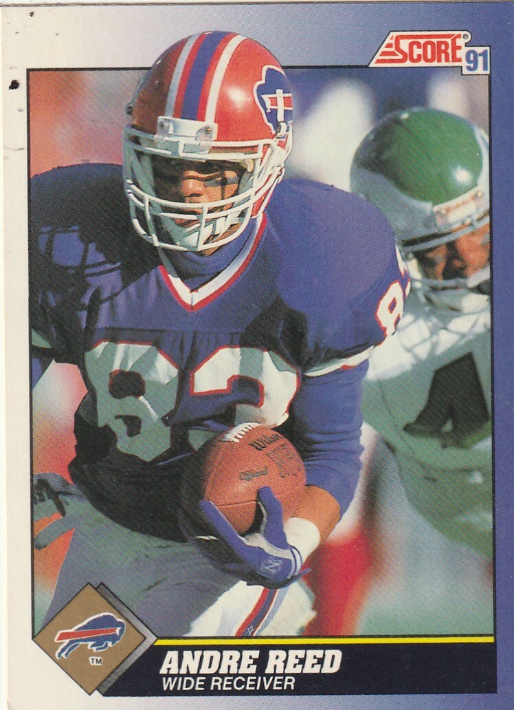 FREE SHIPPING-MINT-1991 Score Andre Reed #53 BILLS PLUS BONUS CARDS