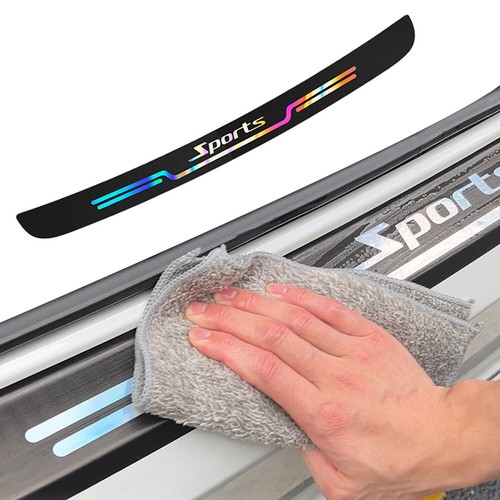 Car Rear Bumper Trunk Sill Plate Protect Strip Anti Scratch Sticker Accessories - Picture 5 of 11