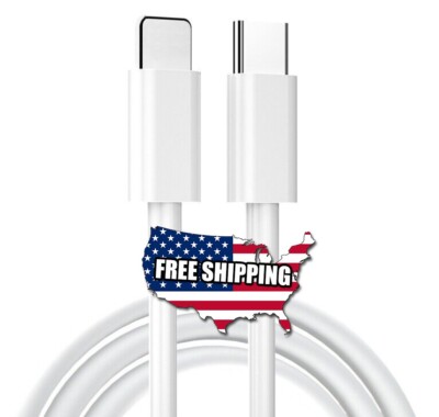 20W PD Fast Charger For iPhone 14/13/12/Pro/11 USB Type C Cable