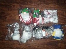 8Pcs Gnomes 2 of The Gnomes Lighted and Small Pack Of Ornament Gnomes and More