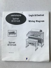 ORIGINAL Hammond Logic  Control Wiring Diagram Spinet 810165