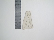 vtg 1960s 70s Tattoo Flash acetate Stencil Two Classic Cherries signed v4 LUK