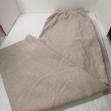 Briggs Womens Tan Elastic Waist Pull-on Comfort Stretch Straight Leg Pants Sz:18