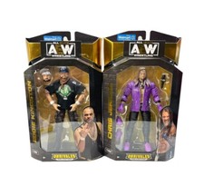 Lot of 2 AEW Unrivaled Chris Jericho & Eddie Kingston Walmart Exclusive NEW