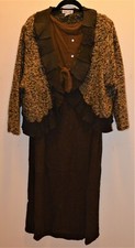Vintage JACKIE LOVES JOHN Dress and Sweater Set - Size S