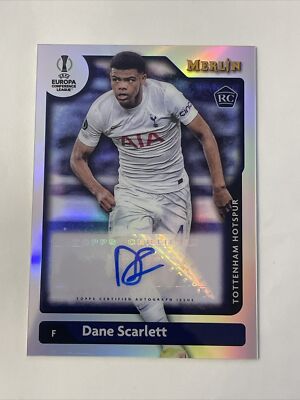 2021-22 Topps Merlin Chrome UEFA Certified Auto - DANE SCARLETT - #A-DS RC Auto