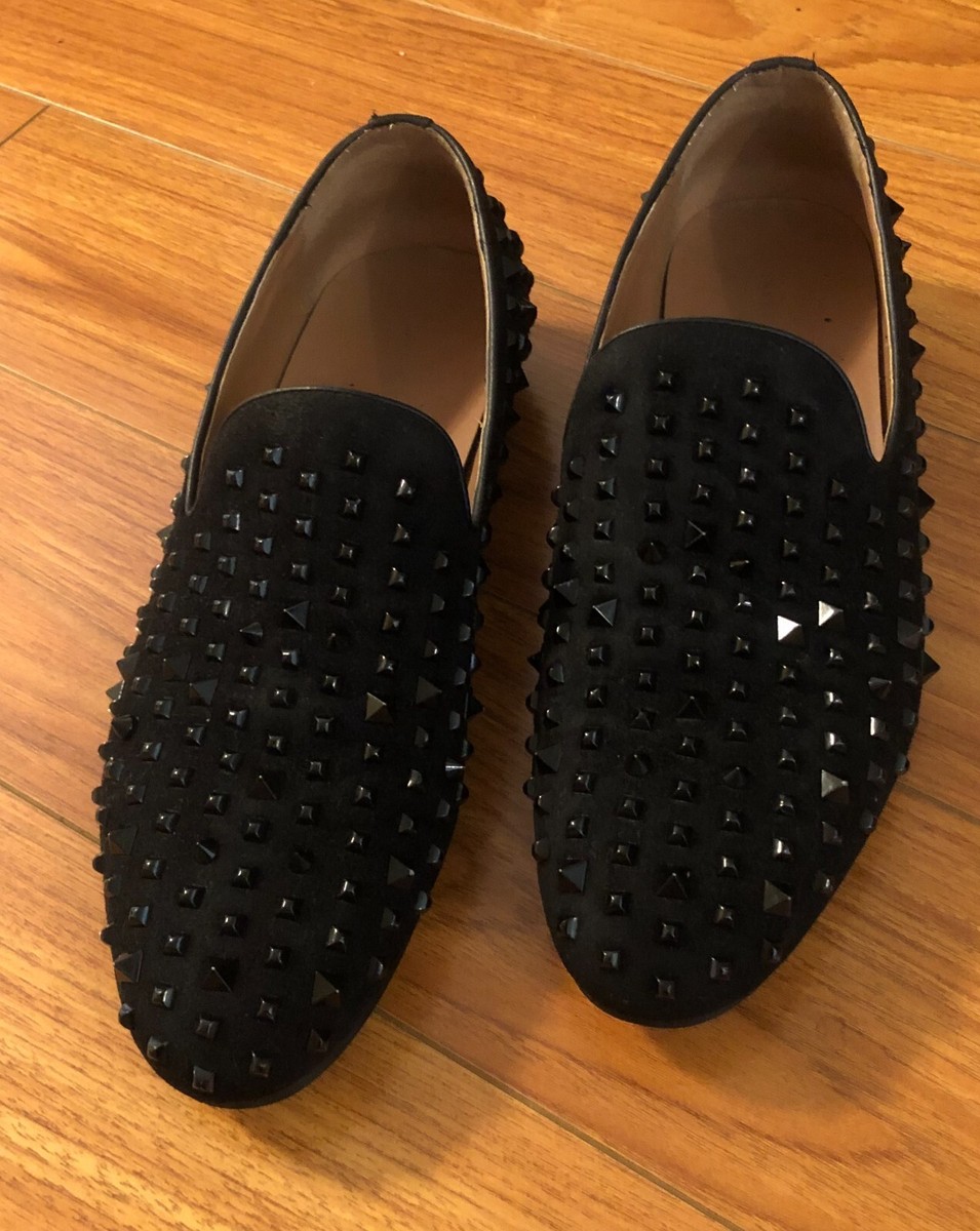 SAKS FIFTH AVENUE Formal Black Shoes Size 10 11.5 Inch  display picture 1