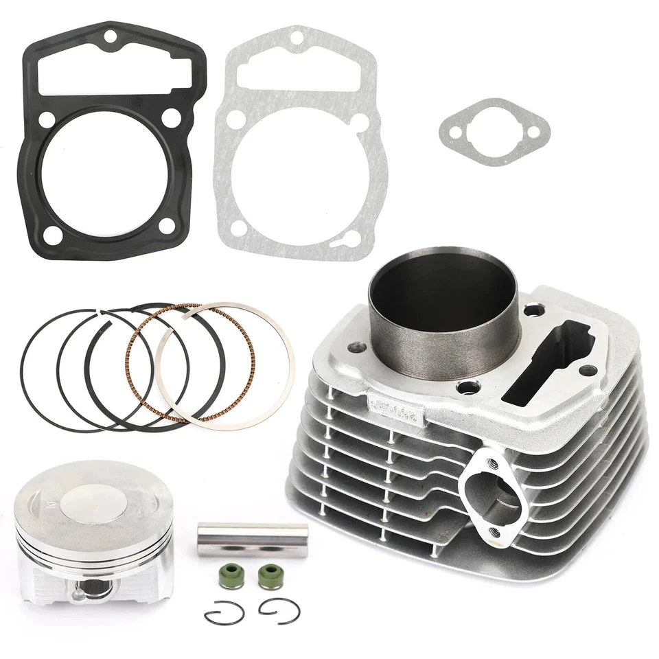 65.5mm Cylinder Jug Piston Gaskets Kit Fit for Honda ATC200X XL200 XR200 250cc - Image 3 of 4