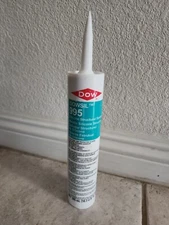 Dow Dowsil 995 Silicone Structural Sealant White 305 ML 10.3 OZ.  EXP 10/25/2024