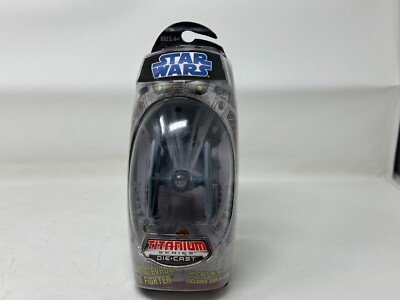 Star Wars Titanium Series Ecliptic Evader Tie Fighter Die-Cast Hasbro 2008 NIB
