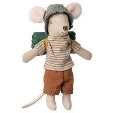 Maileg Big Brother Hiking Mouse with Sleeping Bag Free Shipping