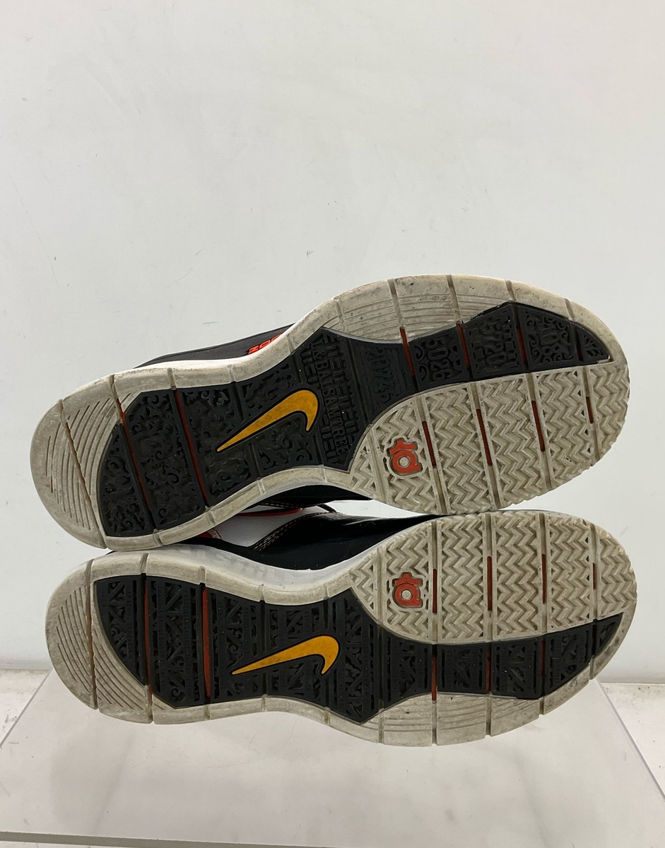 Nike KD 2 OKC Home White Black Orange Lace-Up & Strap
