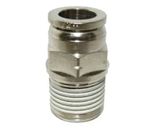 1/2" Hose X 1/2" NPT Push To Connect Straight Male Connector Fitting