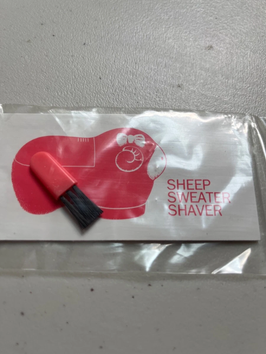 Vintage AVON Pink SHEEP SWEATER SHAVER Lint Pill Fluff Remover