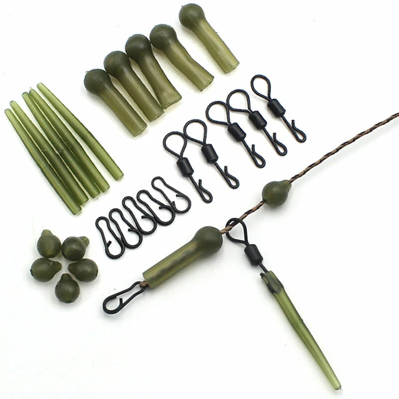 Carp Fishing Tackle 5 x Helicopter Rig Components Chod beads swivels Sleeves