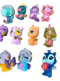 Hatchimals Collectibles Lot Of 12 Figures Mixed Rare Unicorn Glitter
