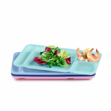 TUPPERWARE Dining Trays set of 4 NEW