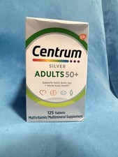 Centrum Silver Adults 50 Plus Multivitamin With Vitamin C, D E, 125 Count