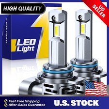 AUTOONE 9012 HIR2 LED Headlight Bulbs Kit High Low Beam Super Bright 6500K White